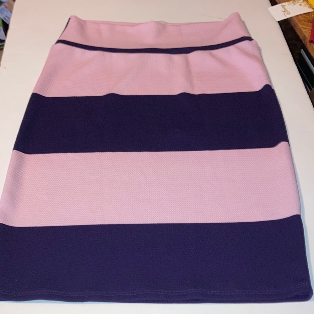 HP🎊Pink and Purple Striped Women's Skirt
